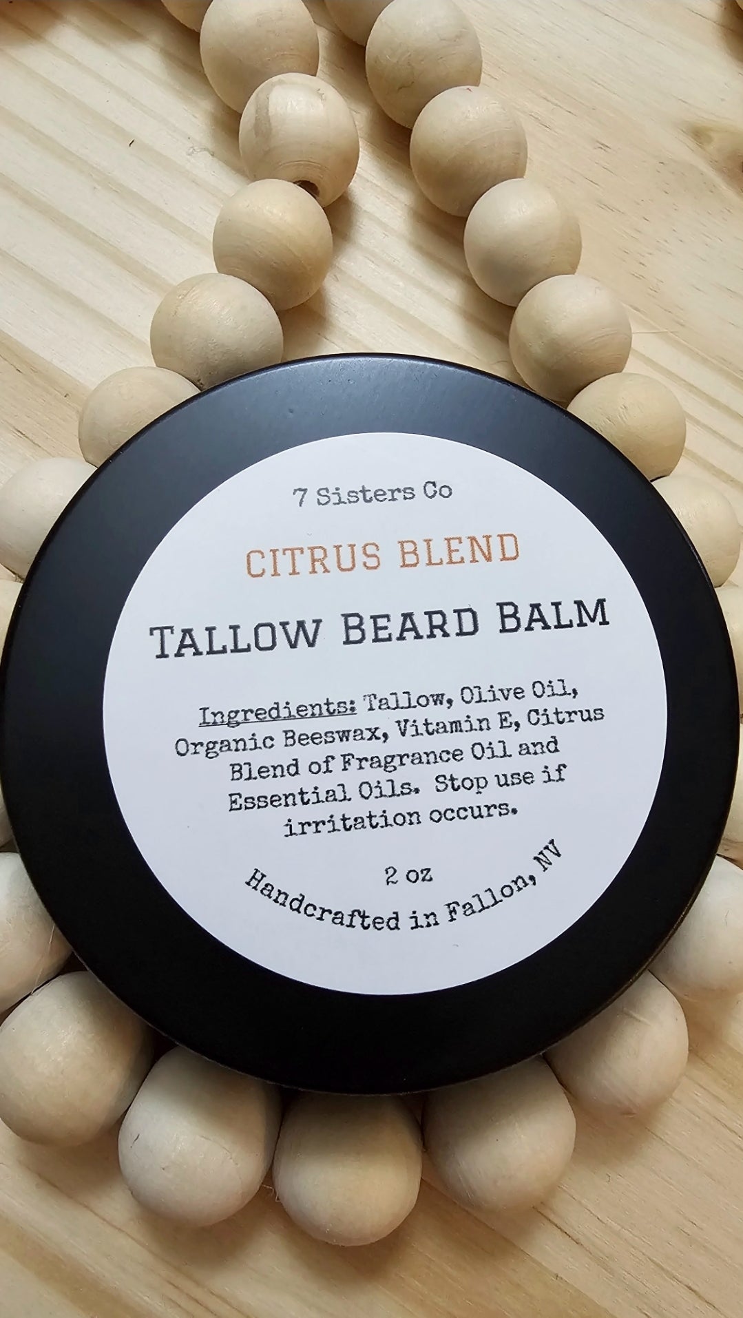 Tallow Beard Balm 2 oz